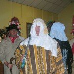 The Mummers performing